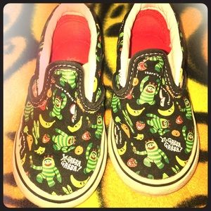 Yo Gabba Gabba ‘Party in my Tummy’ Slip On Vans